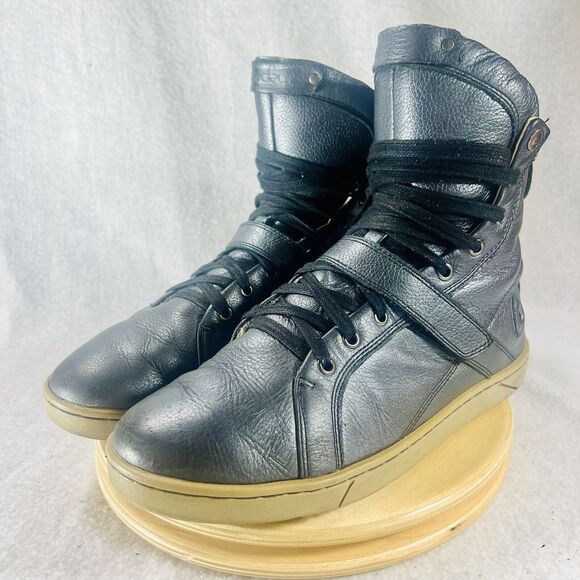 Heyday Footwear High Top Trainer Bodybuilding Weightlifting Men’s 10 Black Shoes - Picture 1 of 7